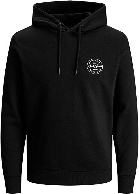 JJESHARK Regular Fit vīriešu sporta krekls Black White cena un informācija | Vīriešu džemperi | 220.lv