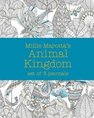 Millie Marotta's Animal Kingdom - journal set: 3 notebooks cena un informācija | Grāmatas par veselīgu dzīvesveidu un uzturu | 220.lv