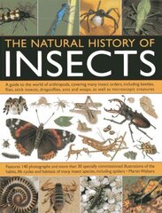 Natural History of Insects: A Guide to the World of Arthropods, Covering Many Insects Orders, Including Beetles, Flies, Stick Insects, Dragonflies, Ants and Wasps, as Well as Microscopic Creatures цена и информация | Книги о питании и здоровом образе жизни | 220.lv