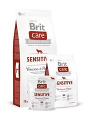 Brit Care Sensitive Venison Potato 12kg Suņiem cena un informācija | Sausā barība suņiem | 220.lv