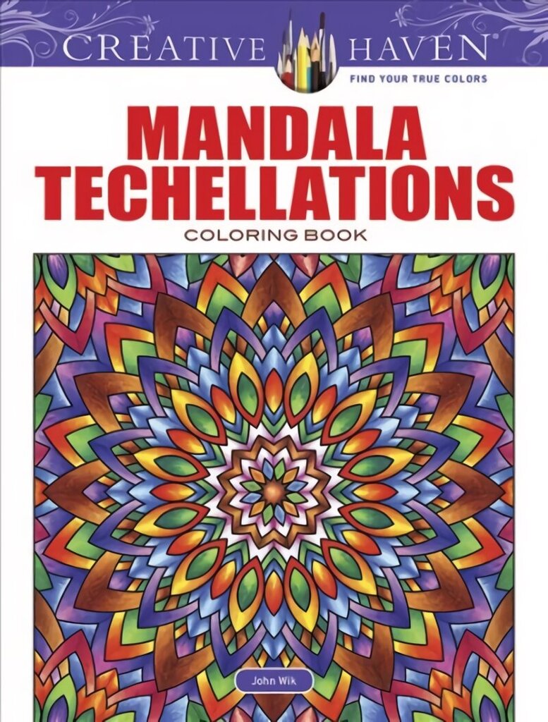 Creative Haven Mandala Techellations Coloring Book цена и информация | Grāmatas par veselīgu dzīvesveidu un uzturu | 220.lv