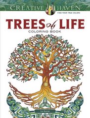 Creative Haven Trees of Life Coloring Book цена и информация | Книги о питании и здоровом образе жизни | 220.lv