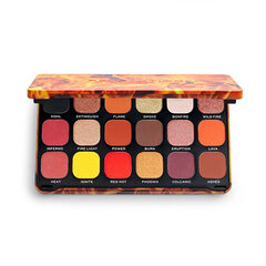 Makeup Revolution Eye Shadow Palette Forever Flawless Fire - Eye Shadow Palette 19.8 g cena un informācija | Acu ēnas, skropstu tušas, zīmuļi, serumi | 220.lv