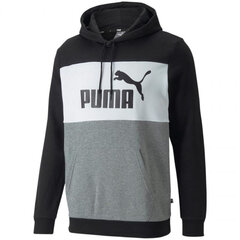 Džemperis vīriešiem Puma Colorblock Hoodie 84877201, melns cena un informācija | Sporta apģērbs vīriešiem | 220.lv