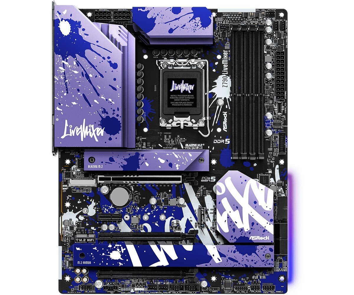 ASRock Z790 LiveMixer, ATX, LGA1700, DDR5 cena un informācija | Mātesplates | 220.lv