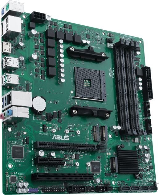 Asus Pro B550M-C/CSM, Micro ATX, AM4, DDR4 (90MB15Q0-M0EAYC) цена и информация | Mātesplates | 220.lv