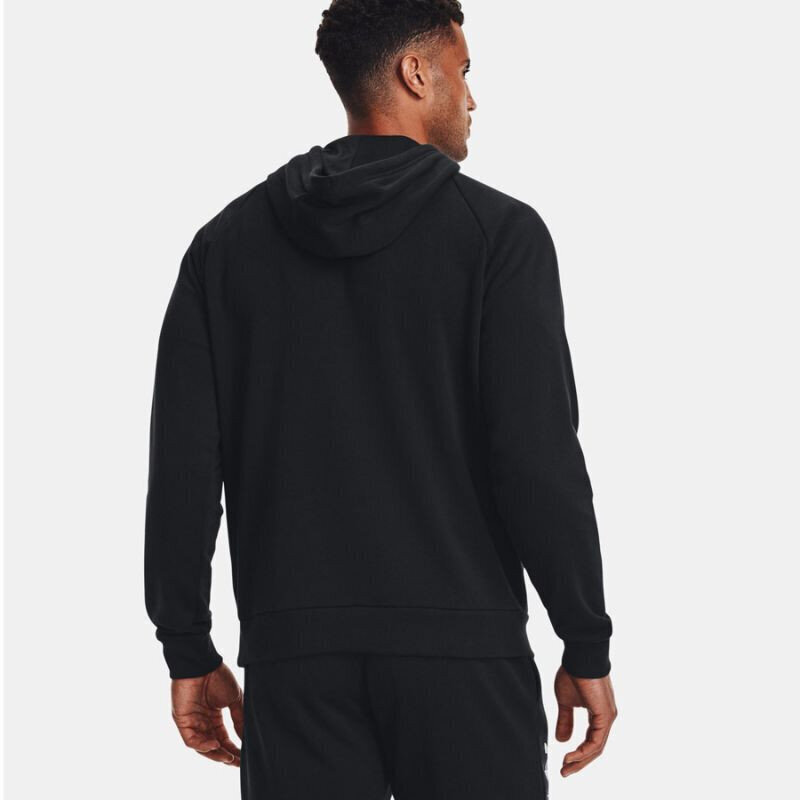 Džemperis vīriešiem Under Armor Rival Flc Graphic Hoodie M 1370349 001, melns cena un informācija | Vīriešu jakas | 220.lv