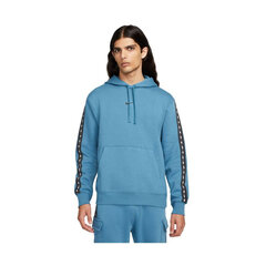 Мужской джемпер Nike Nsw Repeat Flecee Po Hoodie BB, синий, DM4676 415 цена и информация | Мужские толстовки | 220.lv