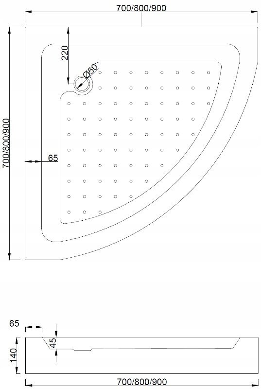 Pusapaļa dušas kabīne Mexen Rio ar paliktni un sifonu, 70x70,80x80,90x90cm, zeltaina/pusmatēta цена и информация | Dušas kabīnes | 220.lv