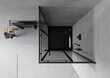 Dušas kabīne Mexen Rio F ar paliktni un sifonu, 70x70,80x80,90x90cm, melna/grafīta+melna cena un informācija | Dušas kabīnes | 220.lv