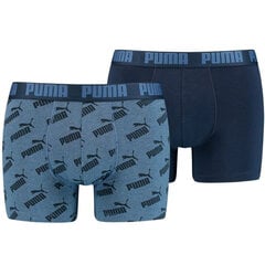 Трусы Puma Men Aop Boxer Blue 935054 03 цена и информация | Мужские трусы | 220.lv