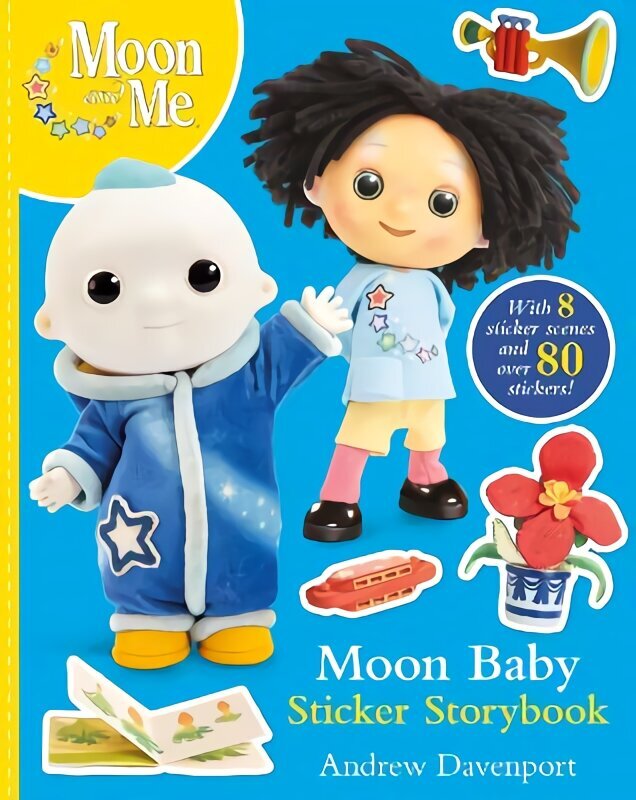 Moon Baby Sticker Storybook cena un informācija | Grāmatas mazuļiem | 220.lv