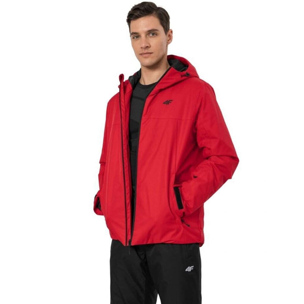 Slēpošanas jaka 4F M H4Z22 KUMN001 62S, sarkana cena un informācija | Vīriešu slēpošanas apģērbs | 220.lv