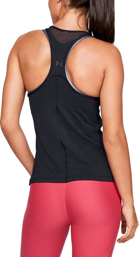 Īsais Sieviešu Tops Under Armour Racer Tank Melns цена и информация | Sporta apģērbs sievietēm | 220.lv