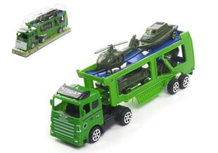 Автотрейлер + военная техника (30119) 9201 цена и информация | Конструктор автомобилей игрушки для мальчиков | 220.lv