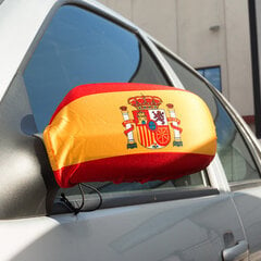 Auto spoguļa vāciņš Spānijas karogs, 2 gab. cena un informācija | Auto piederumi | 220.lv