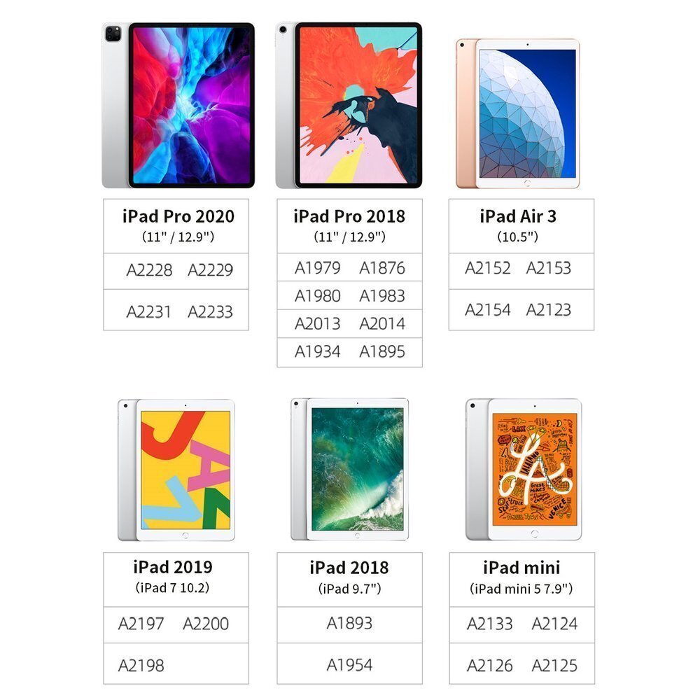 Dux Ducis irbulis, piemērots Apple iPad (classic version), balts cena un informācija | Citi aksesuāri planšetēm un e-grāmatām | 220.lv