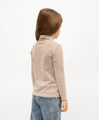 Gulliver džemperis ar augstu apkakli meitenēm, smilšu krāsā cena un informācija | Jakas, džemperi, žaketes, vestes meitenēm | 220.lv