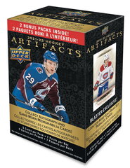Hokeja kartītes Upper Deck Artifacts Hockey 2021/2022 Blaster Box cena un informācija | Kolekcionējamas kartiņas | 220.lv
