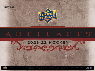 Hokeja kartītes Upper Deck Artifacts Hockey 2021/2022 Blaster Box cena un informācija | Kolekcionējamas kartiņas | 220.lv