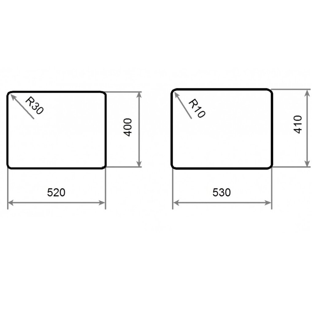 Virtuves izlietne no granīta Teka Radea (55x43) cena un informācija | Virtuves izlietnes | 220.lv