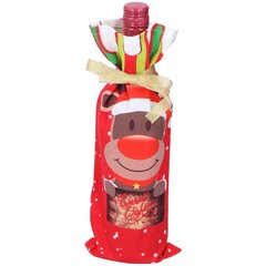 Рождественский подарочный пакет для бутылки Олень цена и информация | Упаковочные материалы для подарков | 220.lv