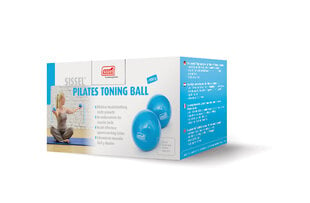 SISSEL® Pilates Svara bumbas, zilas, 450 g, 2 gab. cena un informācija | Svaru bumbas | 220.lv
