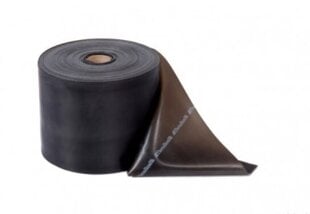 Elastīgā lente Thera-band ar lateksu, melna, 1 m cena un informācija | Fitnesa gumijas, gredzeni | 220.lv