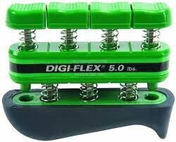 Тренажер для рук с эспандером Digi-Flex, зеленый цвет цена и информация | Эспандеры | 220.lv