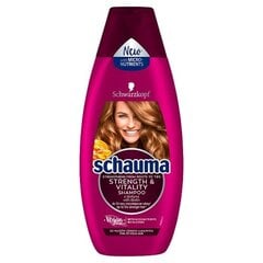 Šampūns vājiem matiem Schauma Strength & Vitality, 400 ml cena un informācija | Šampūni | 220.lv