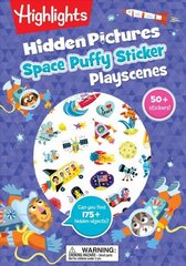 Space Hidden Pictures Puffy Sticker Playscenes cena un informācija | Grāmatas mazuļiem | 220.lv