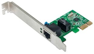 Intellinet PCI-Express 1x RJ45 Gigabit Ethernet tīkla karte цена и информация | Аксессуары для компонентов | 220.lv