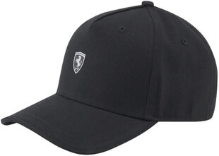 Кепка Puma Ferrari Sptwr Style Bb Cap Black 024006 01 024006 01 цена и информация | Мужские шарфы, шапки, перчатки | 220.lv