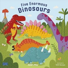 Five Enormous Dinosaurs cena un informācija | Grāmatas mazuļiem | 220.lv