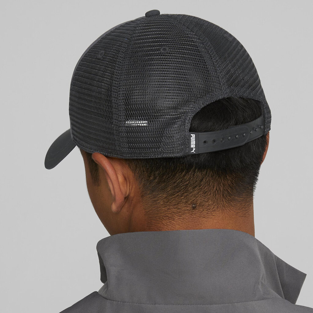 Puma Cepures Trucker Cap Black Grey 024033 01 024033 01 цена и информация | Vīriešu cepures, šalles, cimdi | 220.lv