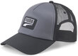 Puma Cepures Trucker Cap Black Grey 024033 01 024033 01 цена и информация | Vīriešu cepures, šalles, cimdi | 220.lv