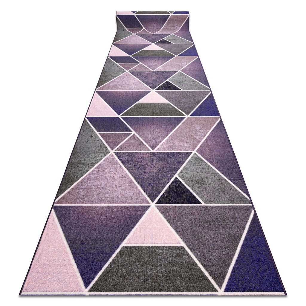 Gumijots segums Trīsstūri gumijas violeta 100 cm цена и информация | Paklāji | 220.lv