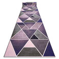 Gumijots segums Trīsstūri gumijas violeta 133 cm