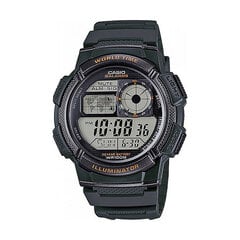 Vīriešu Pulkstenis Casio WORLD TIME ILLUMINATOR - 10 gadu baterija (Ø 43 mm) S7201331 cena un informācija | Vīriešu pulksteņi | 220.lv