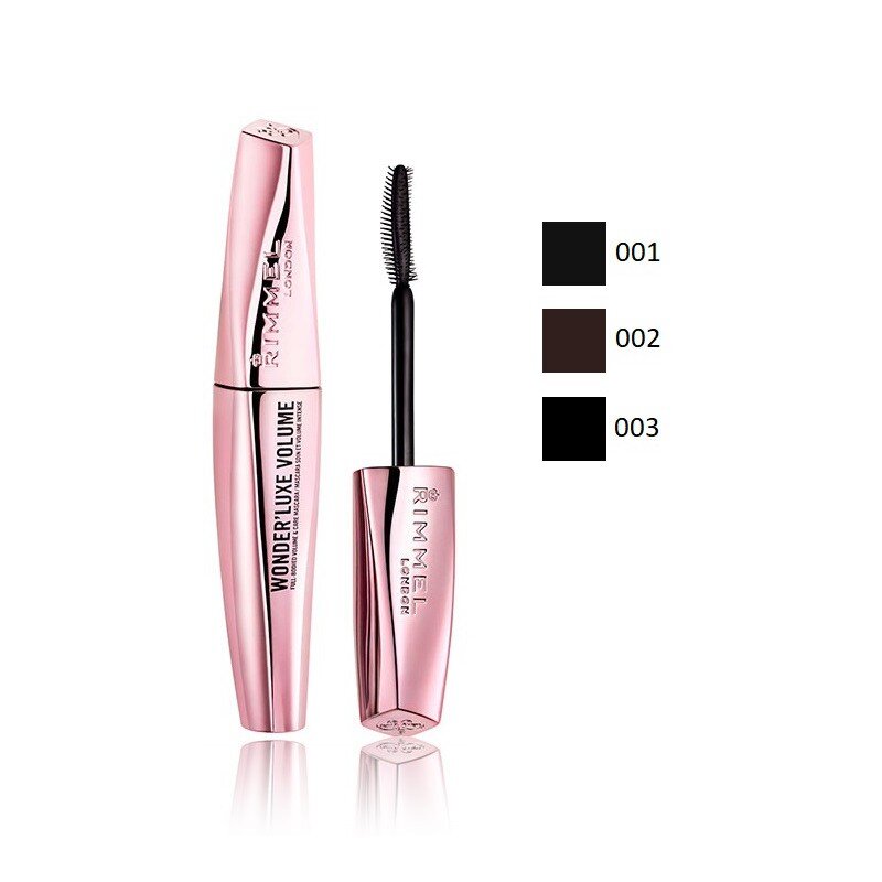 Rimmel Wonder´Luxe Volume Mascara - Mascara 11 ml 001 Black #000000 cena un informācija | Acu ēnas, skropstu tušas, zīmuļi, serumi | 220.lv