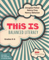 This Is Balanced Literacy, Grades K-6 cena un informācija | Sociālo zinātņu grāmatas | 220.lv