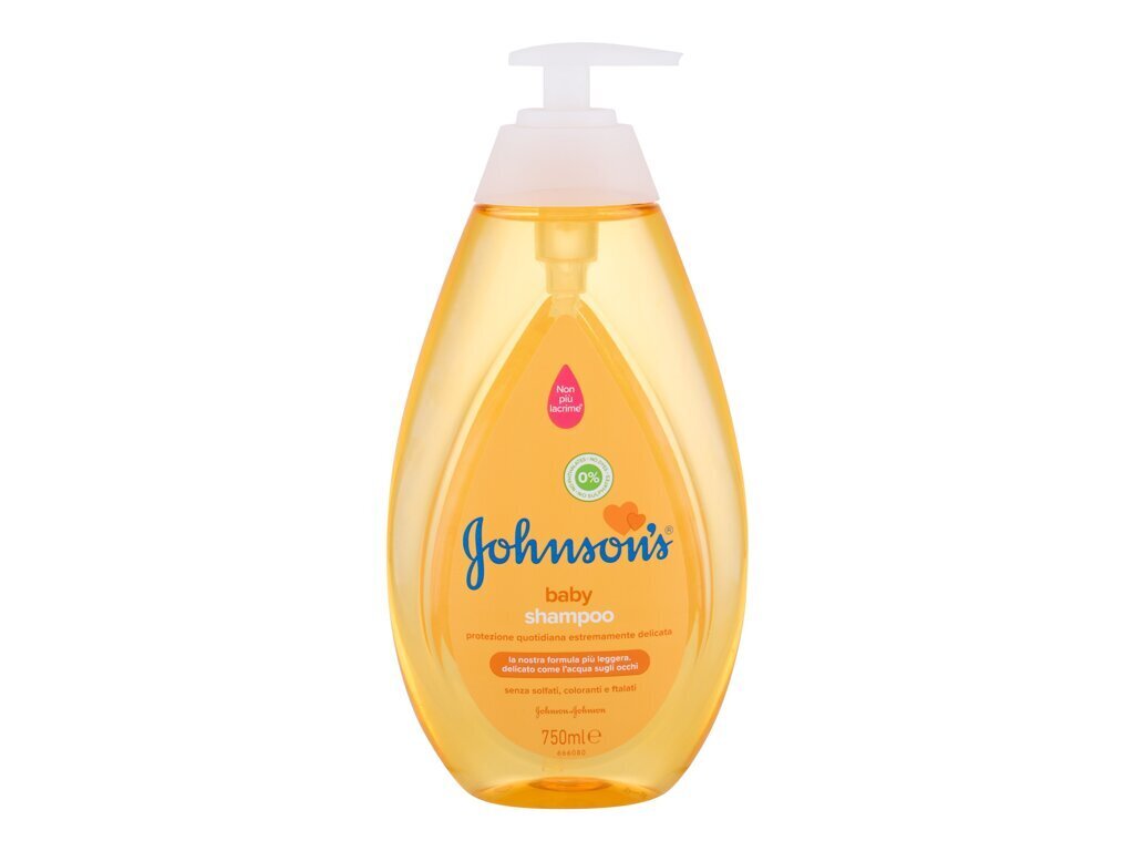 Johnson's Baby Baby Shampoo - Extra gentle shampoo 750ml cena un informācija | Bērnu kosmētika, līdzekļi jaunajām māmiņām | 220.lv