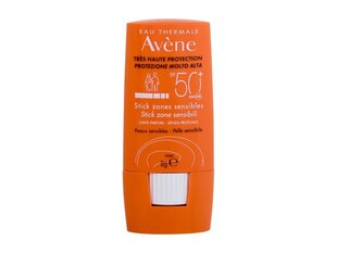 Солнцезащитный карандаш Avène Sun Care Sensitive Zones Stick SPF50+, 8 г цена и информация | Кремы от загара | 220.lv