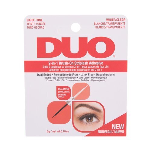Ardell Duo 2-in-1 Brush-On Striplash Adhesive - Glue for false eyelashes with a brush 5 g cena un informācija | Mākslīgās skropstas, skropstu atliecēji | 220.lv