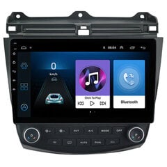 Honda Accord 2003-07 Android мультимедийный планшет 10-дюймовый автомобильный стерео USB/WiFi/GPS/Bluetooth цена и информация | Автомагнитолы, мультимедиа | 220.lv