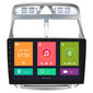 PEUGEOT 307 Android multivides planšetdators 9 collu automašīnas stereo USB/WiFi/GPS/Bluetooth cena un informācija | Auto magnetolas, multimedija | 220.lv