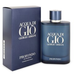 Giorgio armani acqua di gio profondo eau de parfum 75ml цена и информация | Мужские духи | 220.lv