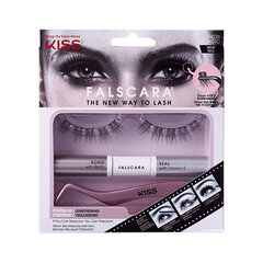 Kiss My Face Falscara Eyelash Starter Kit - Kit for applying false eyelashes cena un informācija | KISS Smaržas, kosmētika | 220.lv