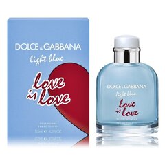 Dolce&Gabbana Голубая туалетная вода Love Is Love цена и информация | Мужские духи | 220.lv