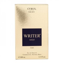 Tualetes ūdens vīriešiem, Writer Gold by Yves de Sistelle EDT, 100 ml цена и информация | Мужские духи | 220.lv